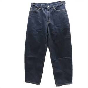 NEW COS men's signature tapered cotton denim jeans in dark blue